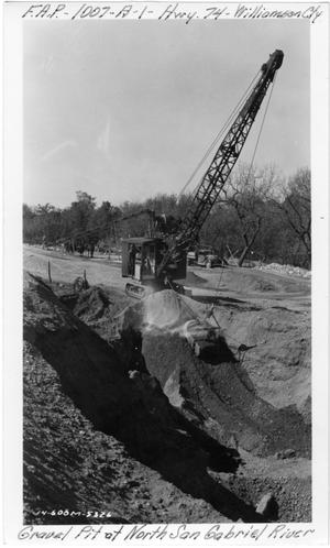 Primary view of object titled '[Photograph of a Gravel Pit]'.