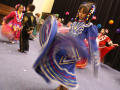 Photograph: [Children perform a Mexican folk dance]