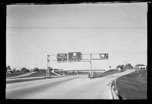 Primary view of object titled '[Photograph of Directional Signs on U.S. Hwy 79]'.