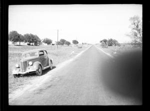 Primary view of object titled '[Photograph of an Unknown Road]'.