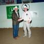 Thumbnail image of item number 1 in: '[Two men in an award presentation at Will Rogers Coliseum]'.