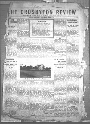 Primary view of object titled 'The Crosbyton Review. (Crosbyton, Tex.), Vol. [3], No. 1, Ed. 1 Thursday, January 5, 1911'.