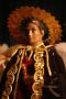 Primary view of [Figure of St. Martin de Porres in robe and gold halo]