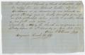 Thumbnail image of item number 1 in: '[Letter of Standing for John Bachman from Carrollton Baptist Church, April, 1857]'.