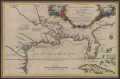 Thumbnail image of item number 1 in: 'Les costes aux environs de la Riviere de Misisipi : decouvertes par Mr. de la Salle en 1683 et reconnues par Mr. le Chevallier dÍberville en 1698 et 1699 / par N. de Fer ; Vincent de Ginville, sculpsit.'.