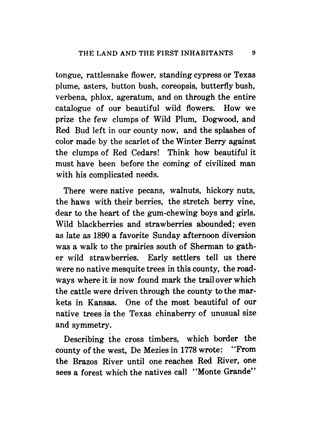 A History of Grayson County, Texas
                                                
                                                    9
                                                