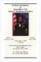 Pamphlet: [Funeral Program for Melvin C. Hardaway, III, May 12, 2006]