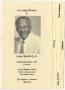 Thumbnail image of item number 1 in: '[Funeral Program for Leroy Kendrick, Sr., May 4, 1994]'.