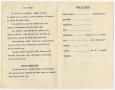 Thumbnail image of item number 2 in: '[Funeral Program for Bernice Kennard, July 6, 1970]'.