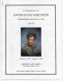 Primary view of [Funeral Program for Edwina Lucille Ward Oliver, August 25, 1999]