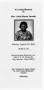 Primary view of [Funeral Program for Lottie Moore Parrish, August 30, 2004]