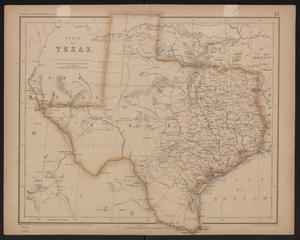 Primary view of object titled 'State of Texas / by H.D. Rogers & A. Keith Johnston ; engraved by W. & A.K. Johnston.'.
