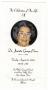 Primary view of [Funeral Program for Juanita George Pierce, August 26, 2003]
