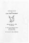 Thumbnail image of item number 1 in: '[Funeral Program for Leon Viola Pinchback, March 1, 2001]'.