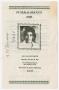 Thumbnail image of item number 1 in: '[Funeral Program for Pauline Smith, October 22, 1977]'.