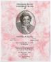 Pamphlet: [Funeral Program for Dorothy P. Taylor, October 16, 2003]