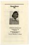 Primary view of [Funeral Program for Tena V. Butler Walker, May 7, 1980]
