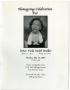 Primary view of [Funeral Program for Viola Smith Walker, May 16, 2005]