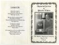 Thumbnail image of item number 3 in: '[Memorial Service Program for Blanche Walton, May 10, 1998]'.