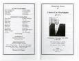 Thumbnail image of item number 3 in: '[Funeral Program for Charles Coe Washington, November 10, 1999]'.