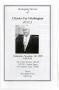 Pamphlet: [Funeral Program for Charles Coe Washington, November 10, 1999]