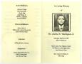Thumbnail image of item number 3 in: '[Funeral Program for Clarence E. Washington, Sr., March 23, 1991]'.