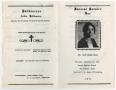 Thumbnail image of item number 3 in: '[Funeral Program for Mayme Brewer Wells, September 16, 1976]'.