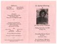 Thumbnail image of item number 3 in: '[Funeral Program for Joe Etta Gentry Wilkerson, September 18, 1998]'.