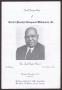 Primary view of [Funeral Program for Paschal Sampson Wilkinson, Sr., December 8, 1977]
