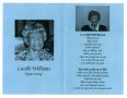 Thumbnail image of item number 2 in: '[Funeral Program for Lucille Williams, April 22, 2010]'.