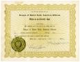 Primary view of [Certificate from the League of United Latin American Citizens to James DeAnda]
