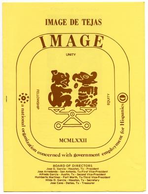 Primary view of object titled '[IMAGE de Tejas banquet program - 1977-12-17]'.