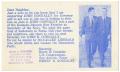 Postcard: [Postcard stating Henry B. Gonzalez's endorsement of John B. Connally…