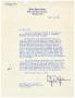 Letter: [Letter from Lyndon B. Johnson to John J. Herrera - 1954-08-16]