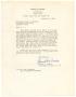 Letter: [Letter from Frank M. Pinedo to John J. Herrera - 1950-10-13]