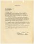Primary view of [Letter from Miguel E. Trujillo to John J. Herrera - 1952-11-16]