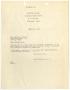 Primary view of [Letter from John Collins to Matthew H. Kelly - 1953-03-21]