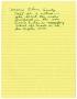 Text: [Handwritten note about witness Maria Elena Gurdy regarding Joe Velez…