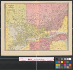 Primary view of object titled 'Ontario and Quebec.'.
