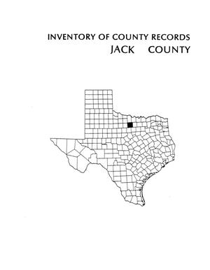Primary view of object titled 'Inventory of county records, Jack County Courthouse, Jacksboro, Texas'.