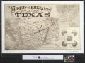 Map: Colonists' and emigrants' route to Texas [Sheet 1].