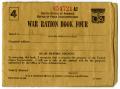 Primary view of [Philip F. Saltsman's War Ration Book]