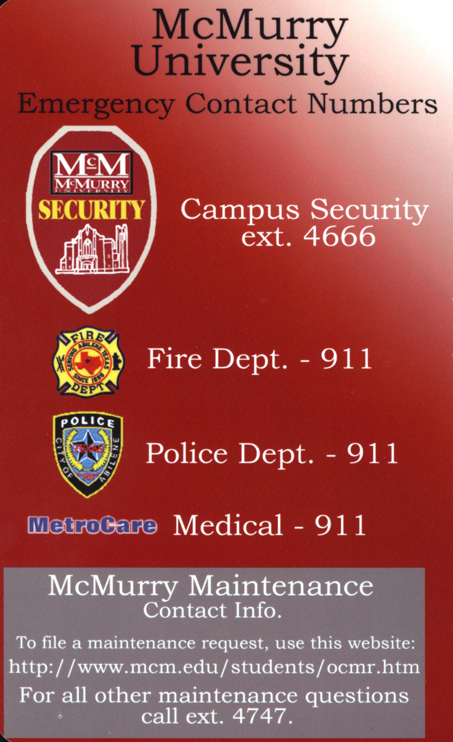 Council Fire, Handbook of McMurry University, 2006-2007
                                                
                                                    Front Inside
                                                