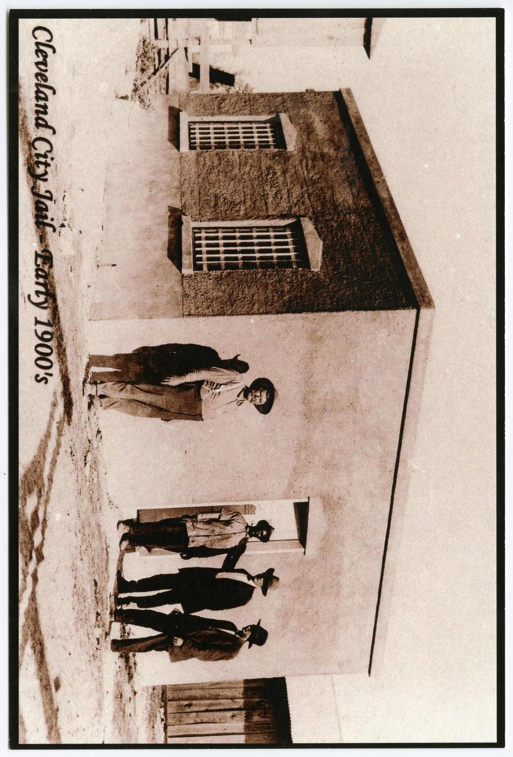 [Postcard of the City Jail in Cleveland, Texas]
                                                
                                                    [Sequence #]: 1 of 2
                                                
