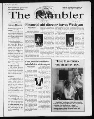 Primary view of object titled 'The Rambler (Fort Worth, Tex.), Vol. 87, No. 4, Ed. 1 Thursday, February 21, 2002'.