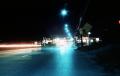 Primary view of [Night scene of Hwy 77 intersection in Denton, Texas]