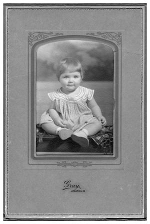 Primary view of object titled '[Portrait of unidentified toddler]'.