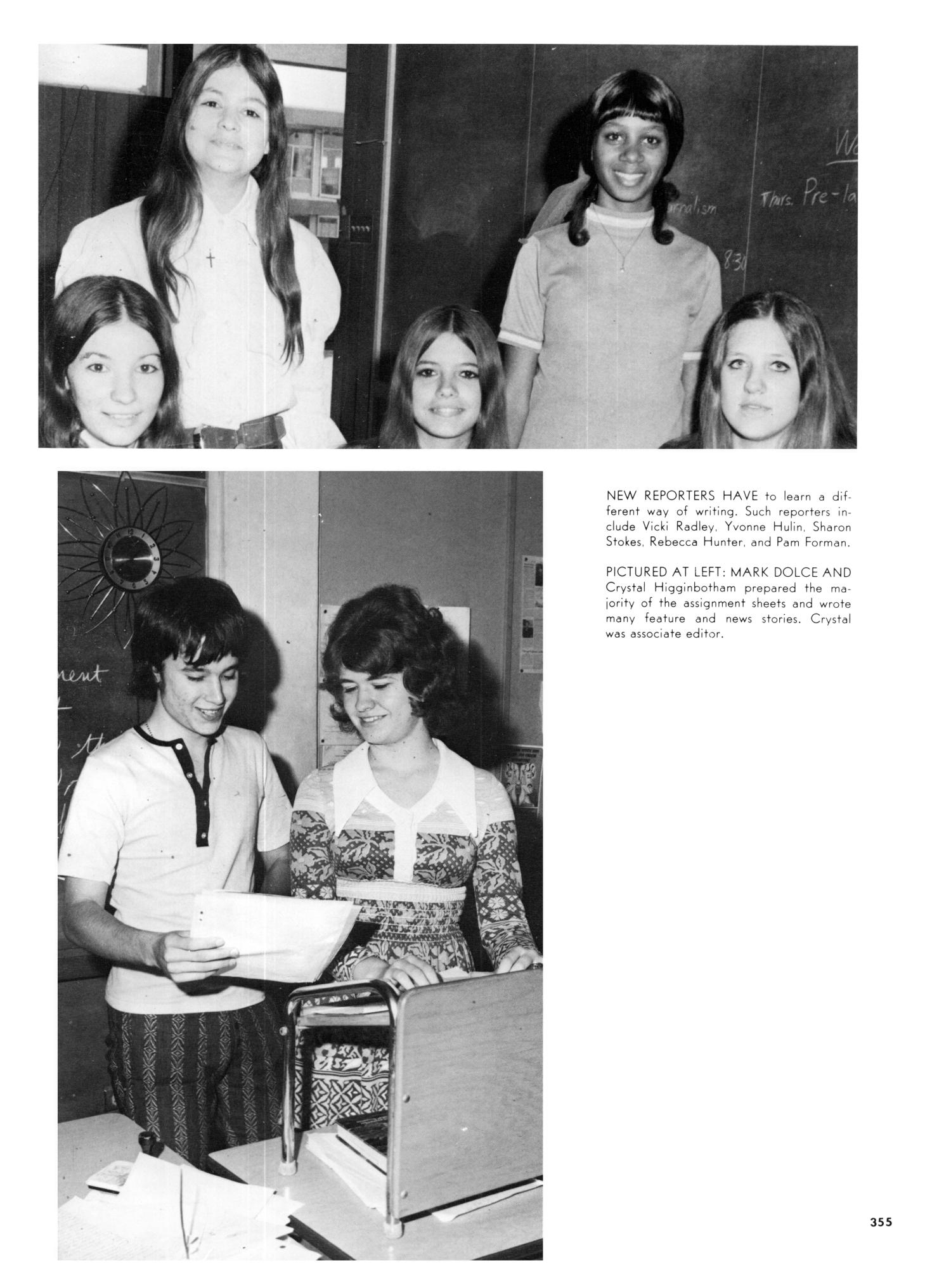 The Yellow Jacket, Yearbook of Thomas Jefferson High School, 1972
                                                
                                                    355
                                                
