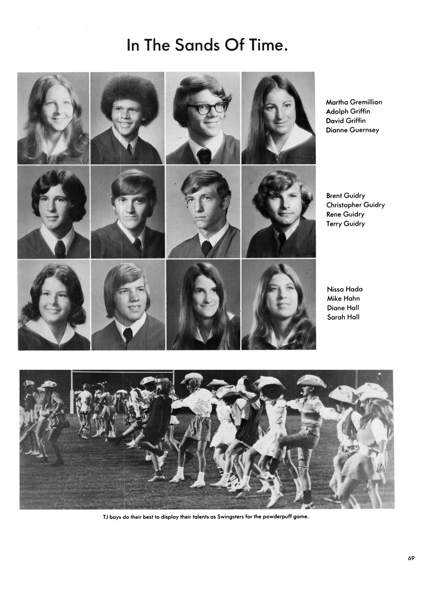 The Yellow Jacket, Yearbook of Thomas Jefferson High School, 1973
                                                
                                                    69
                                                