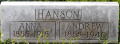 Primary view of [Photograph of Andrew Hanson's Grave]